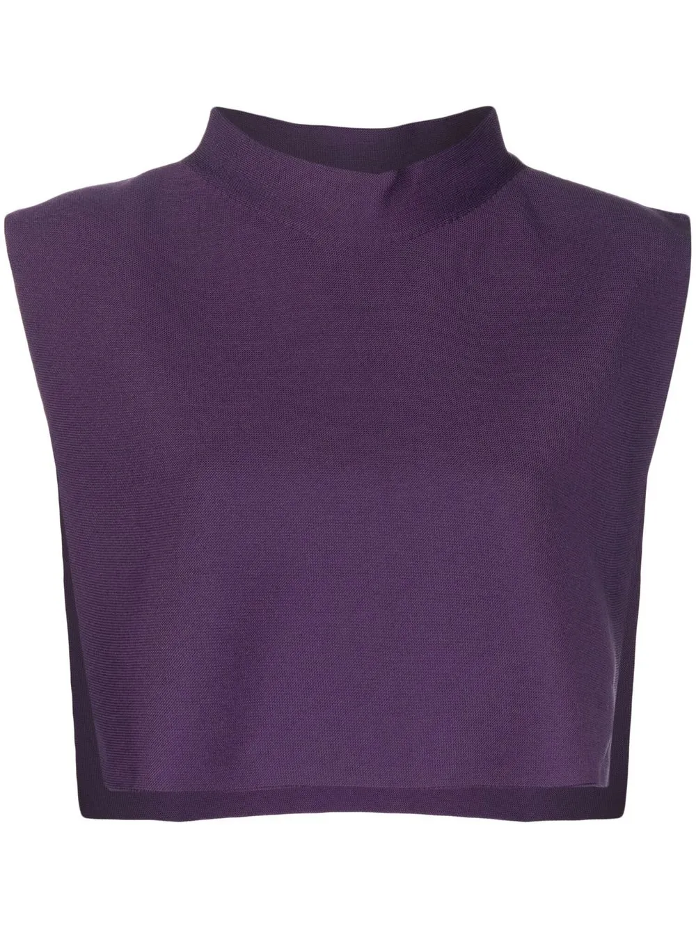 

CFCL delantal con cuello alto - Morado