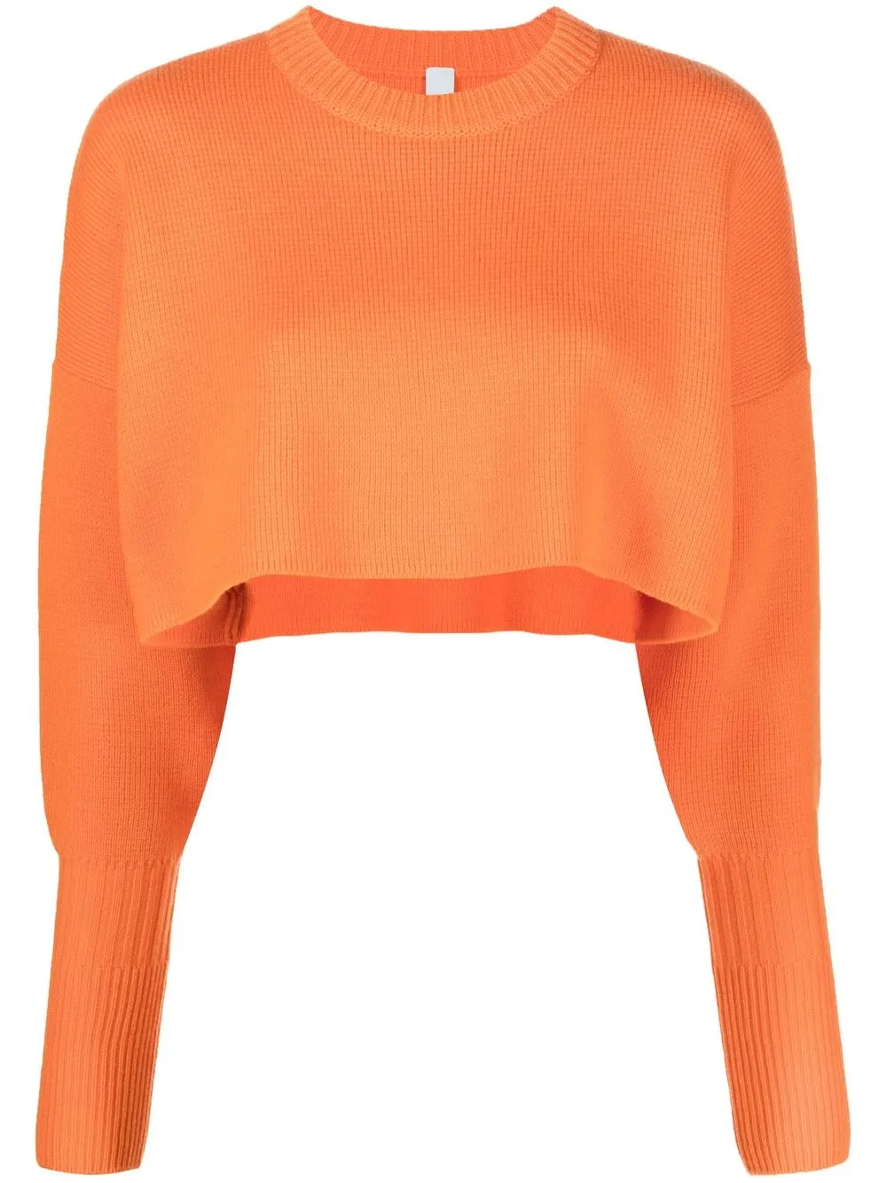 

CFCL Milan cropped wool jumper - Naranja