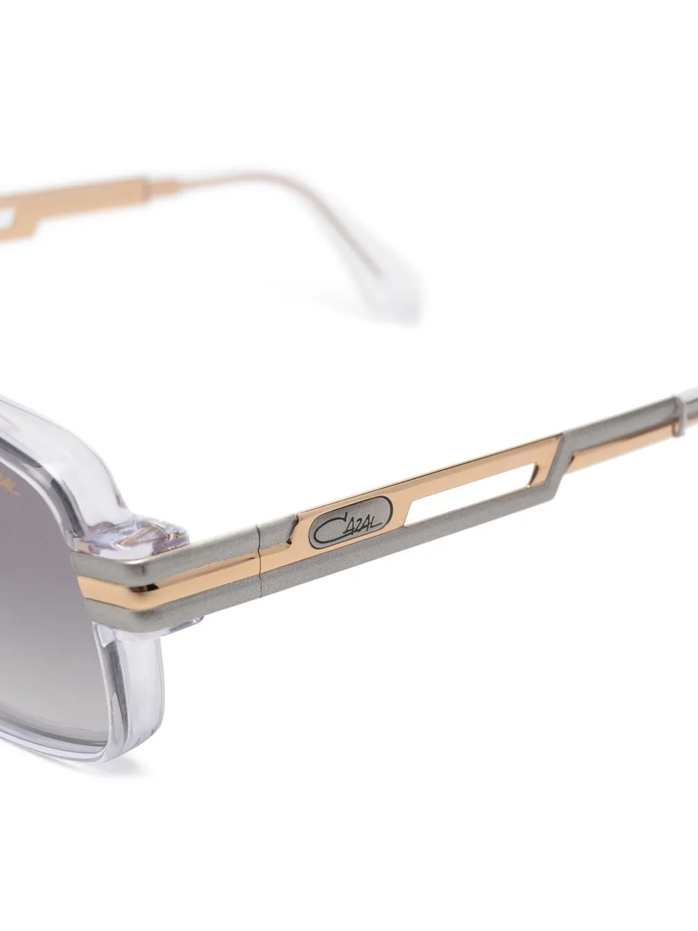  Cazal Eckige 6023/3 Sonnenbrille   Weiß 