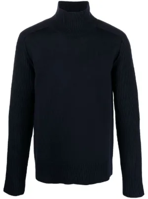 Jil Sander タートルネック プルオーバー | ブルー | FARFETCH JP