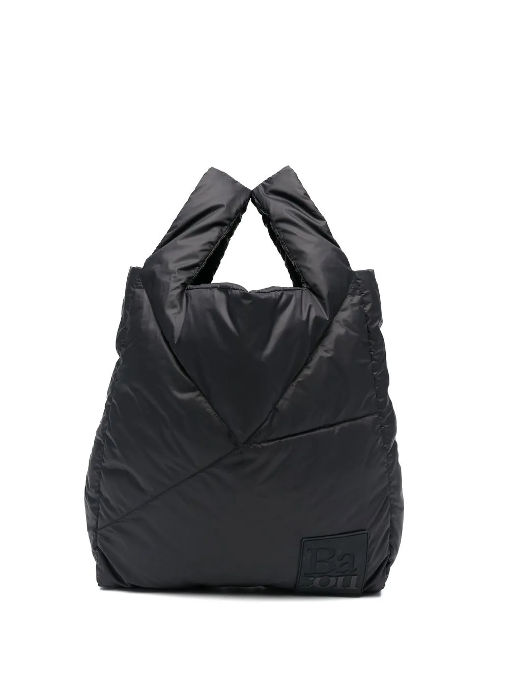 

Bacon down-padded tote bag - Black