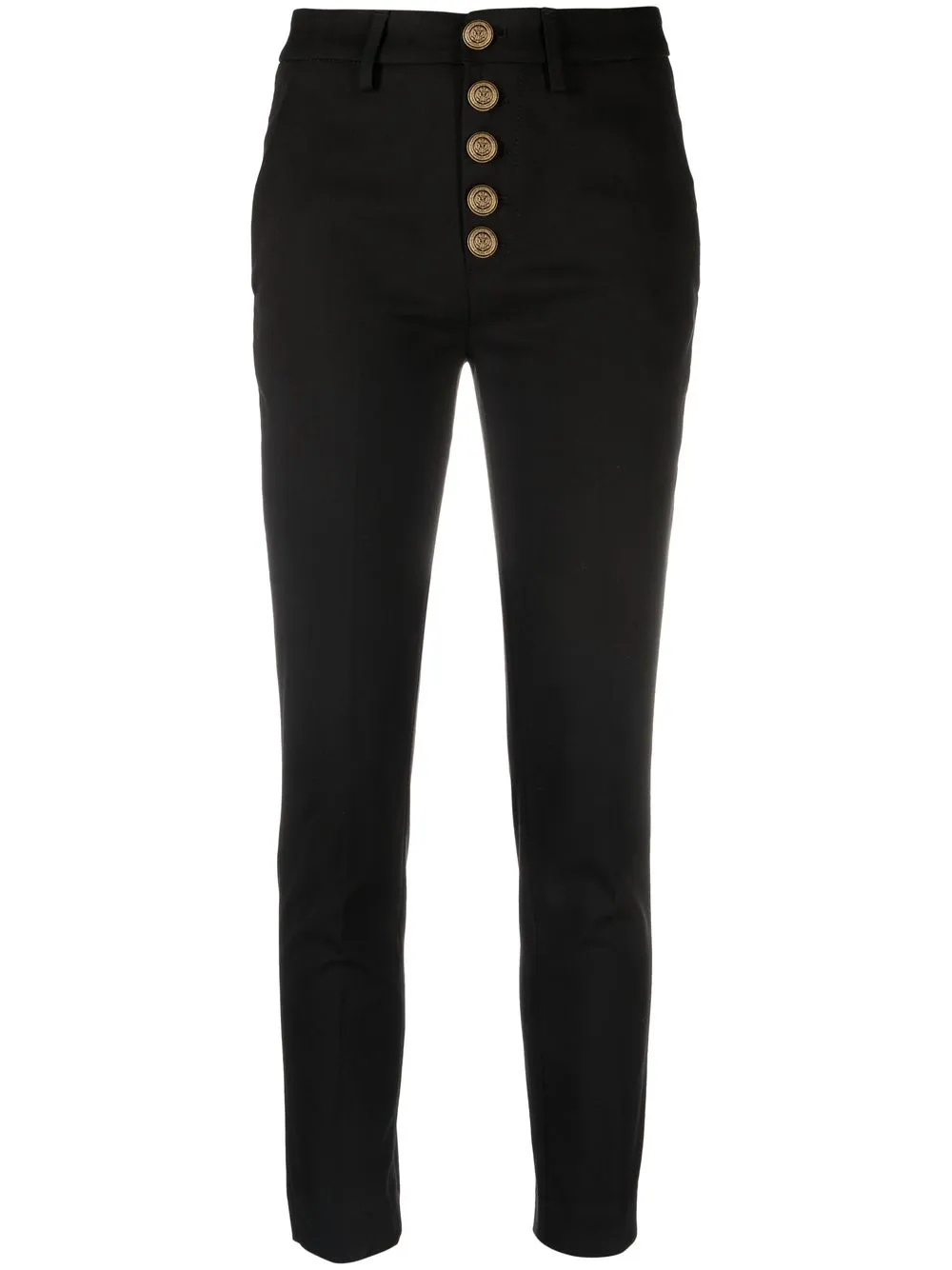 

DONDUP pantalones capri slim - Negro