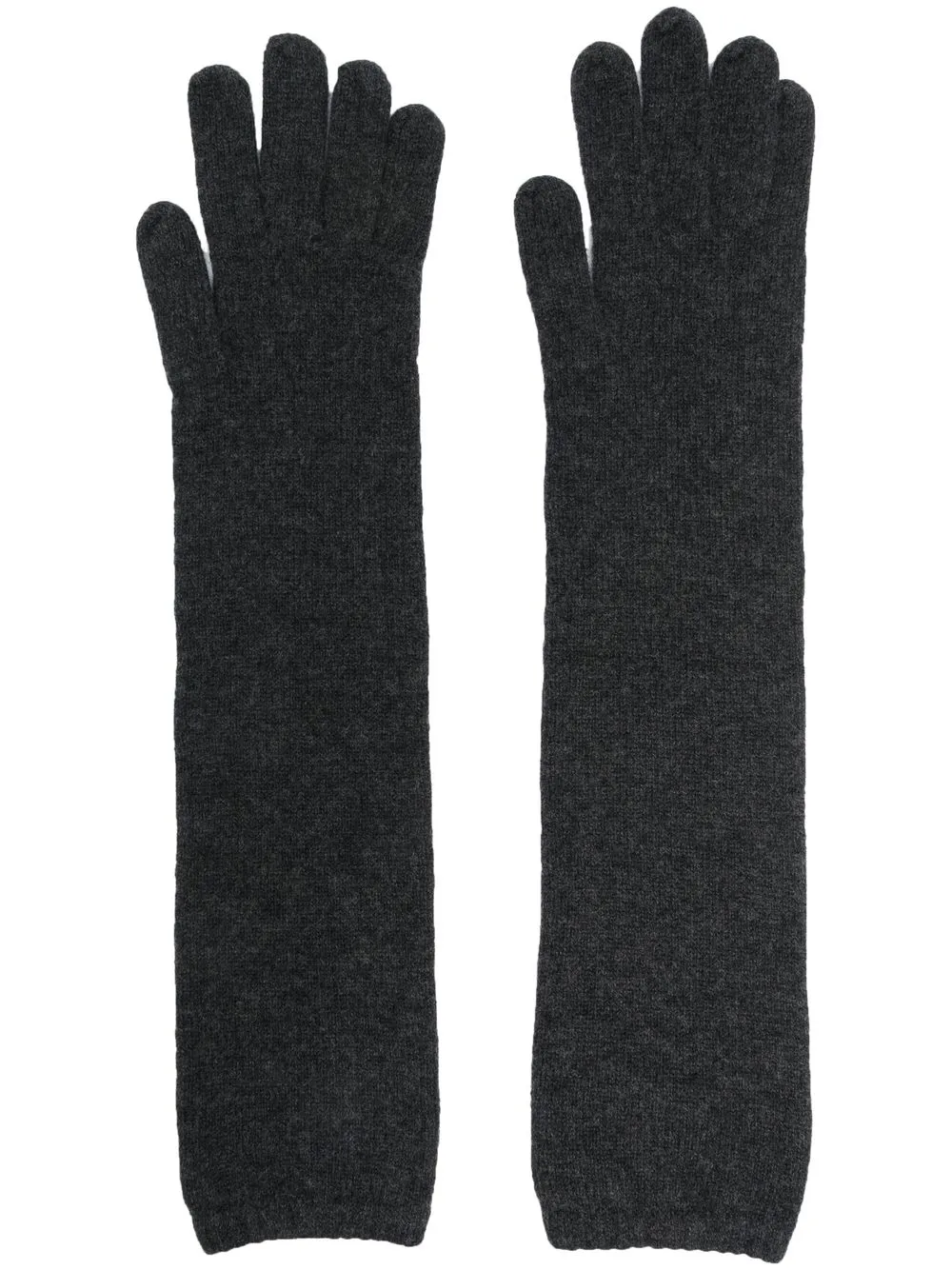 

Gentry Portofino knitted long gloves - Grey