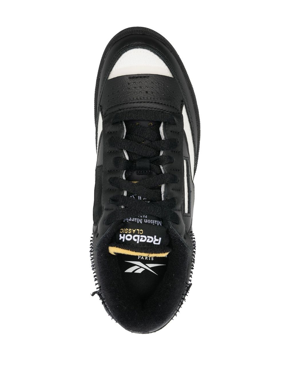 Shop Maison Margiela X Reebok Club C Memory Of Sneakers In Schwarz