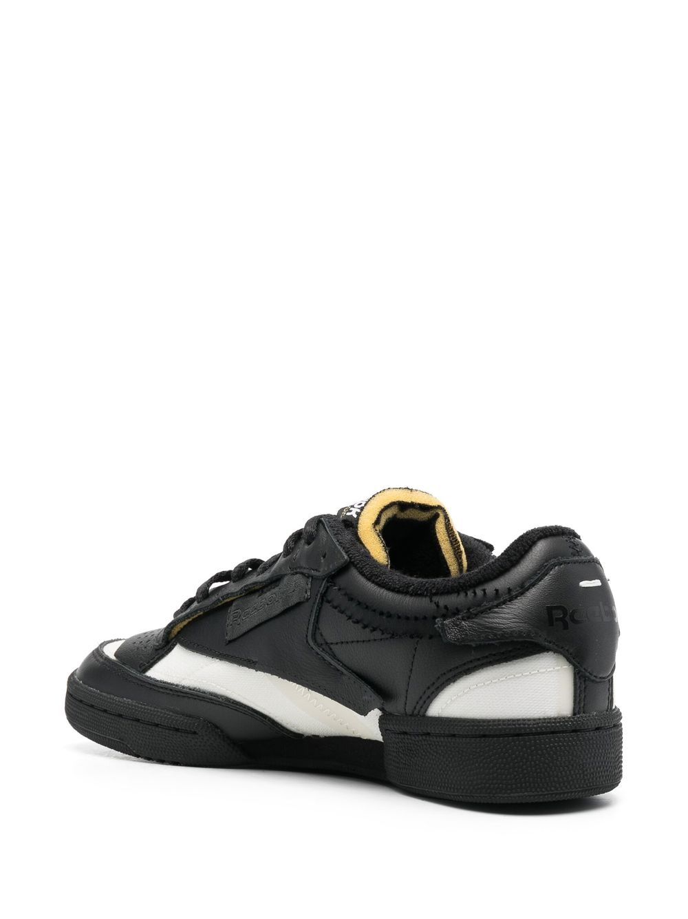 Shop Maison Margiela X Reebok Club C Memory Of Sneakers In Schwarz