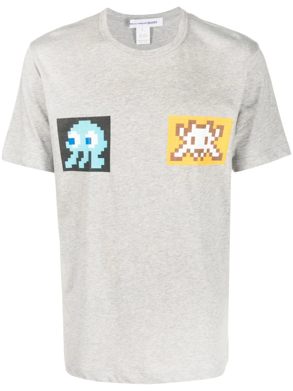 

Comme Des Garçons Shirt playera manga corta con estampado gráfico - Gris