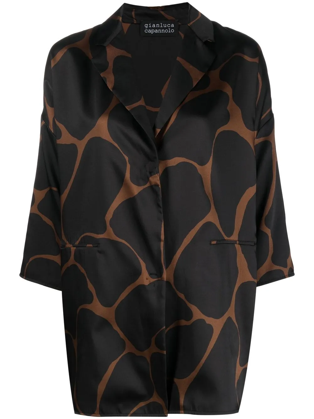 

Gianluca Capannolo Lucylle printed jacket - Black