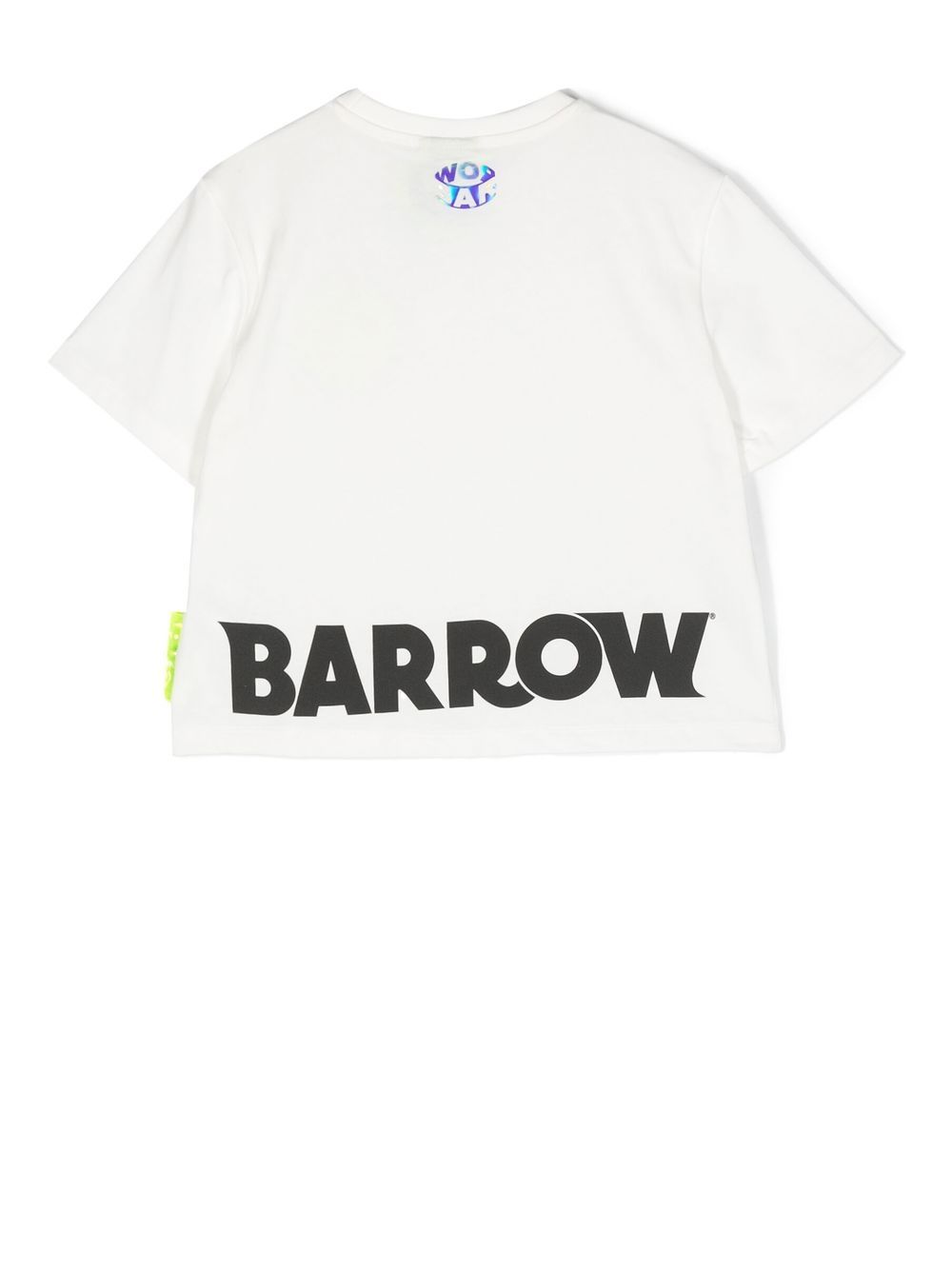Barrow kids T-shirt met logoprint - Wit