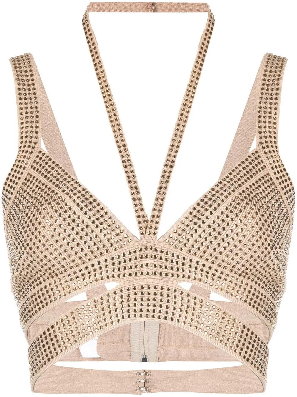 

ANDREĀDAMO studded vest top - Neutro