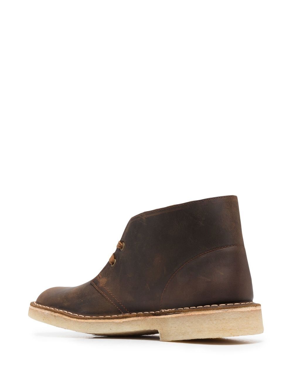 Shop Clarks Originals Beeswax-coated Leather Ankle Boots In Brown