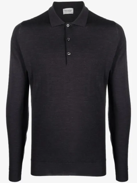 John Smedley Polo a maniche lunghe
