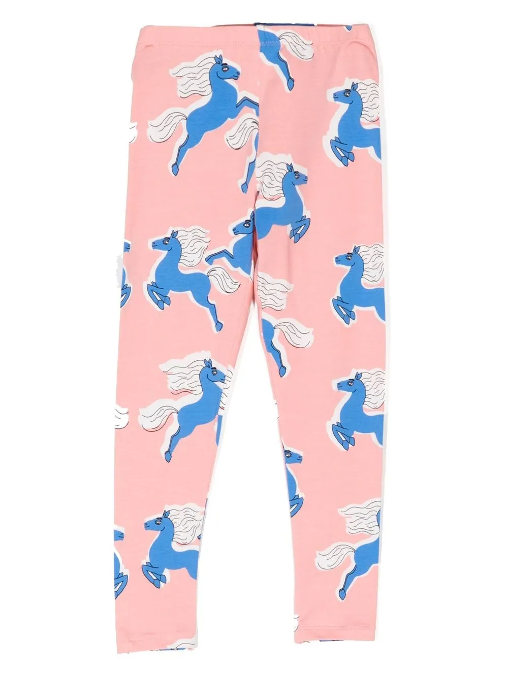 

Mini Rodini horse-print leggings - Pink