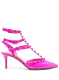 Valentino Garavani Rockstud patent-leather pumps - Pink