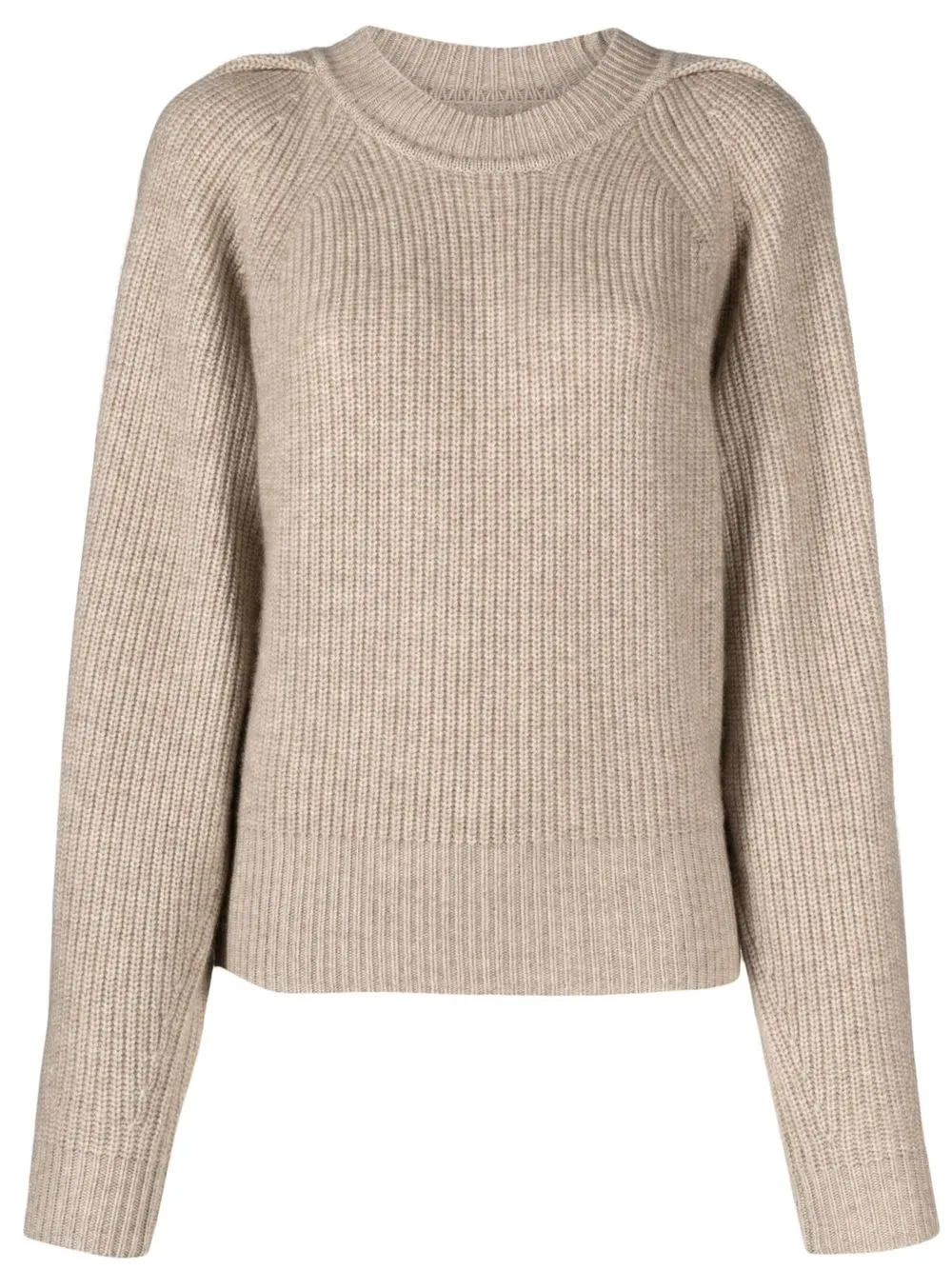 

Isabel Marant Billie ribbed knit jumper - Neutrals