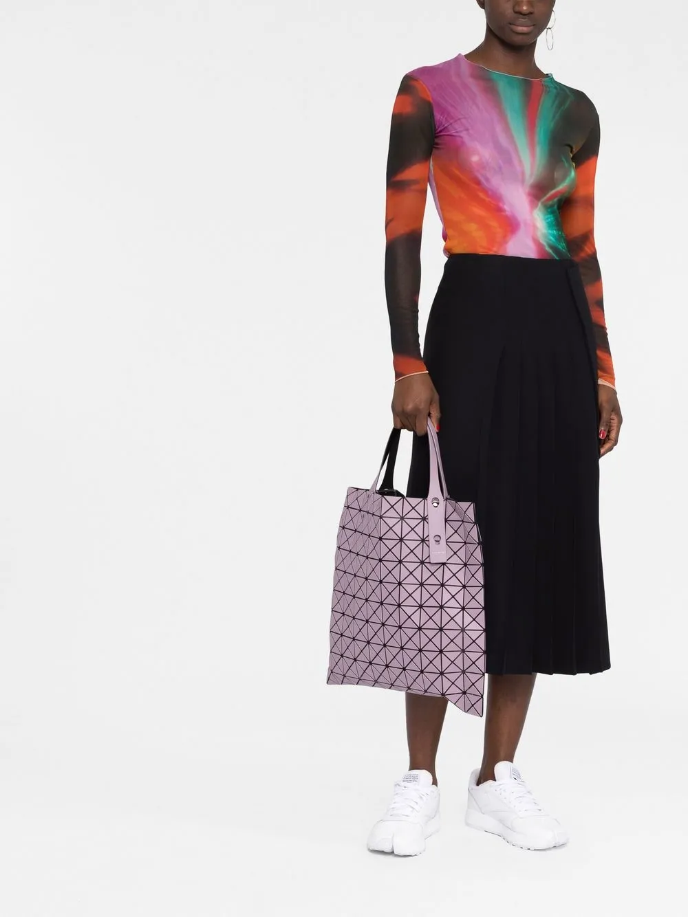 Bao Bao Issey Miyake Prism shopper met vlakken - Paars