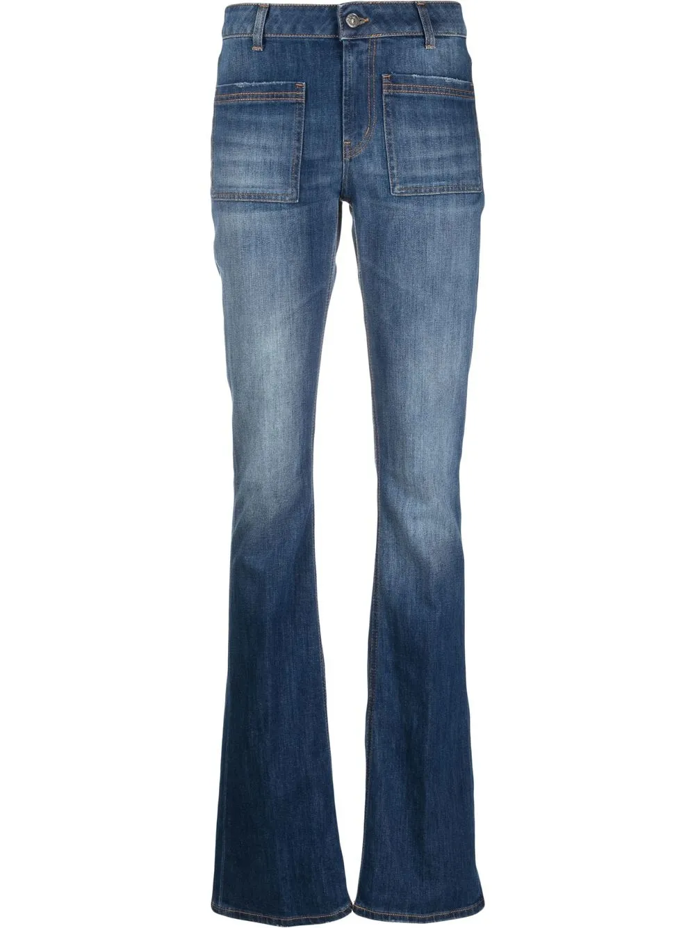 

DONDUP high-rise flared jeans - Blue