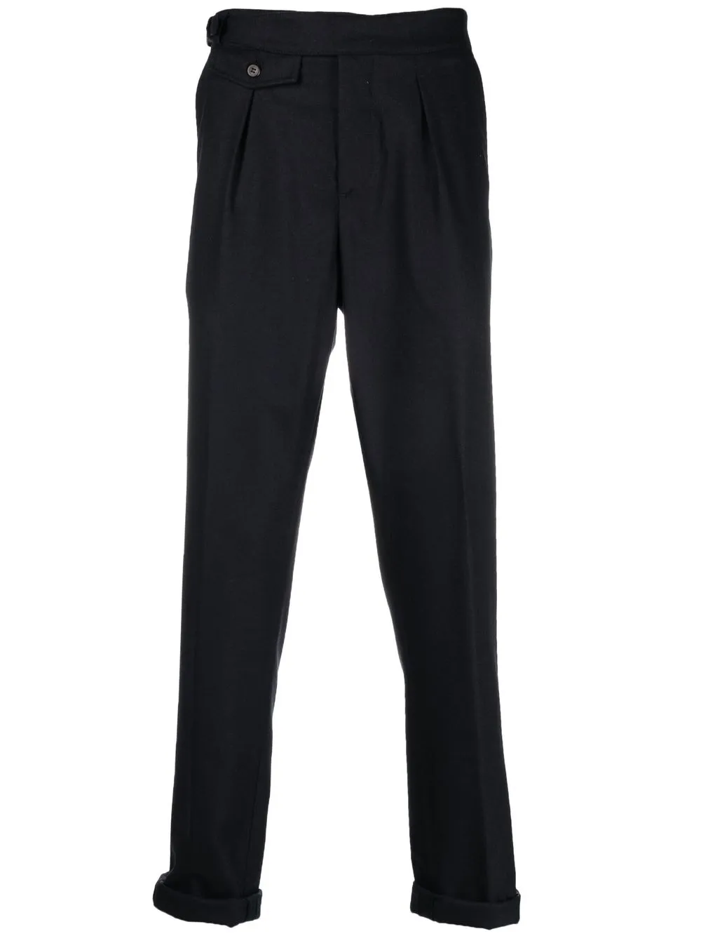 

Eleventy tapered wool-cashmere trousers - Blue