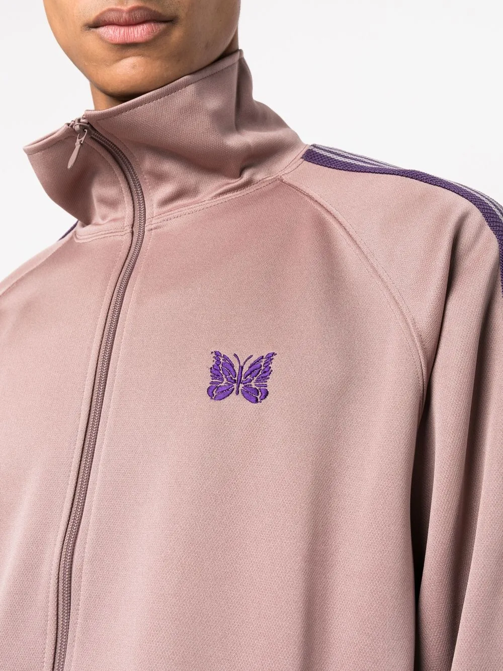 Needles embroidered-logo Track Jacket - Farfetch