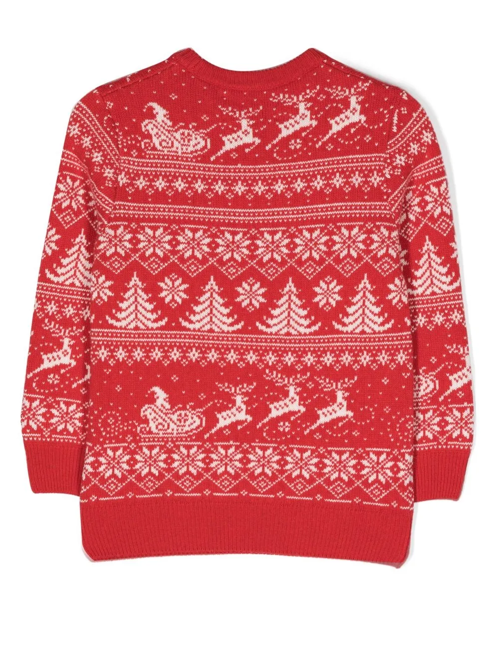 MC2 Saint Barth Kids Intarsia trui - Rood