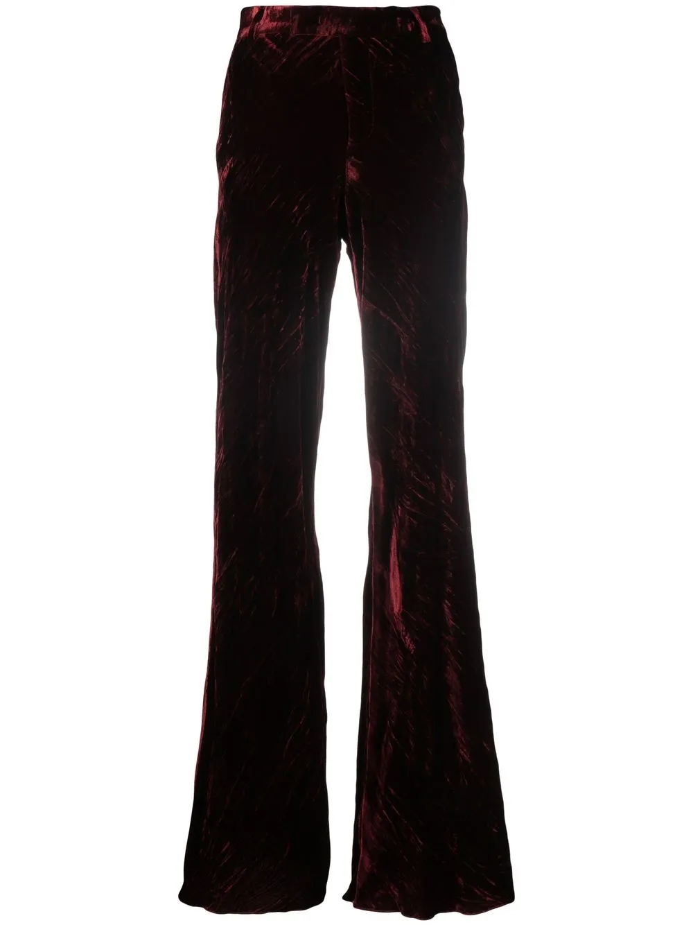 

ETRO pantalones con efecto de terciopelo - Rojo