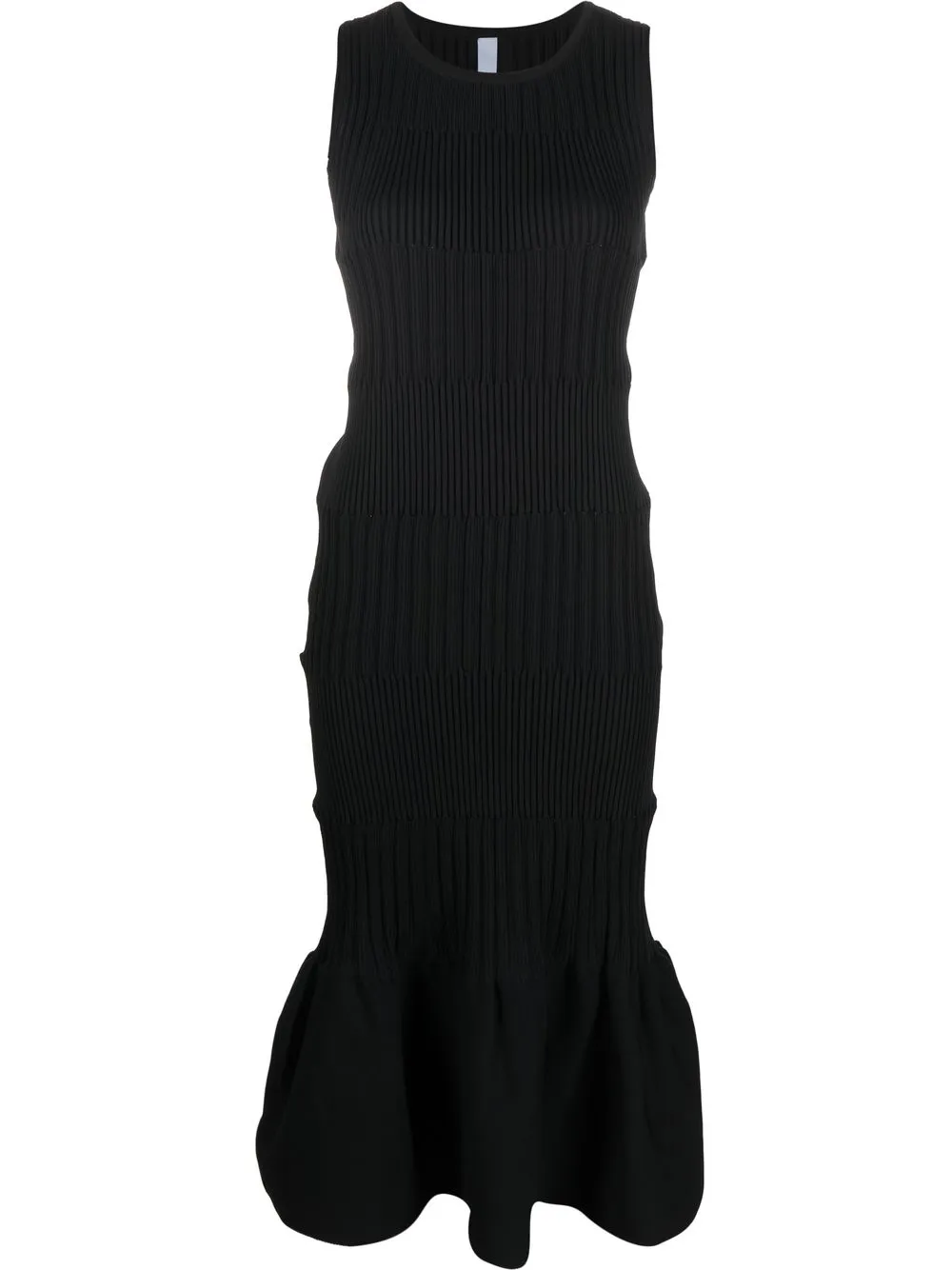 

CFCL vestido tejido acampanado - Negro