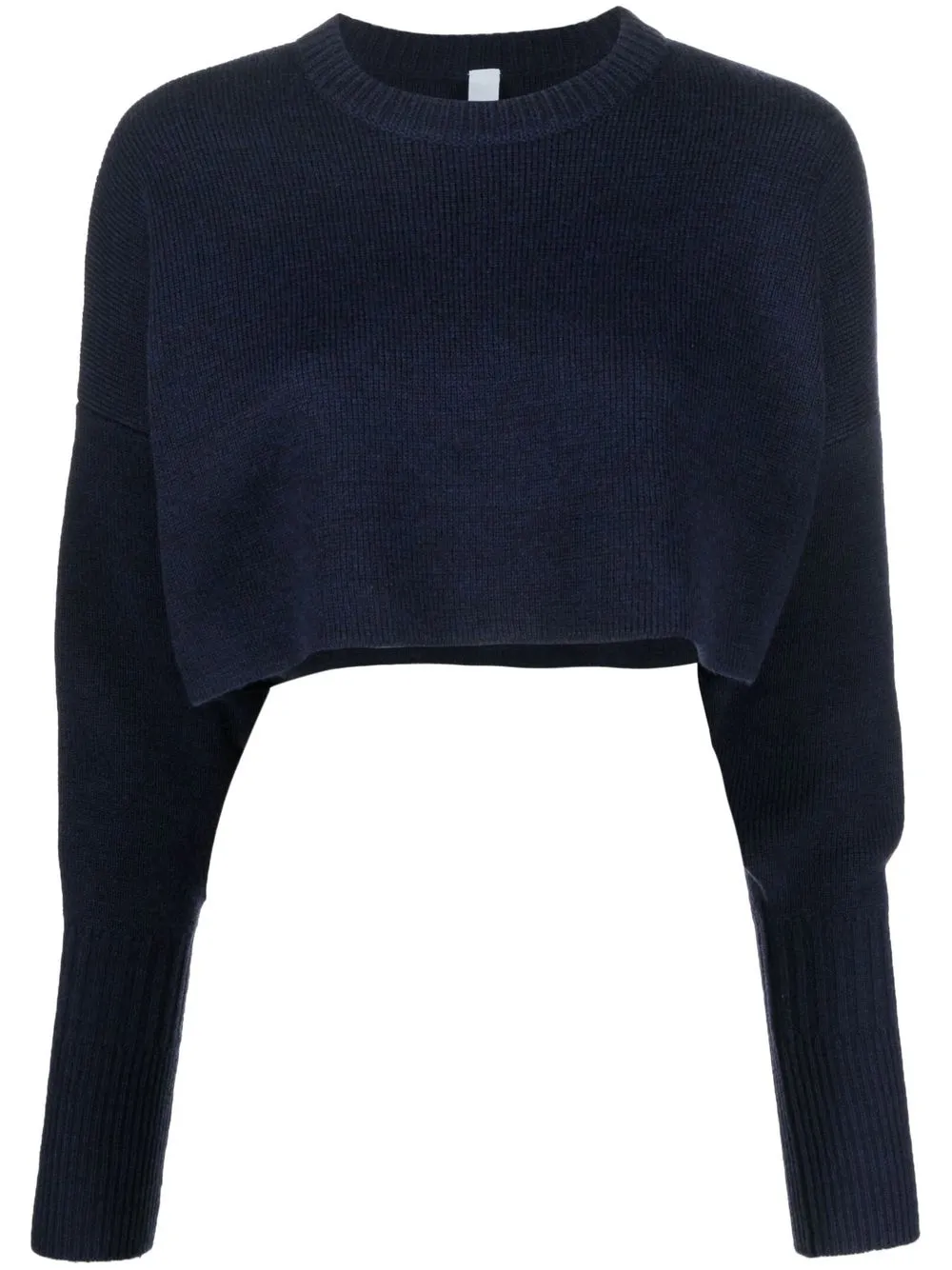 

CFCL Milan cropped wool jumper - Blue