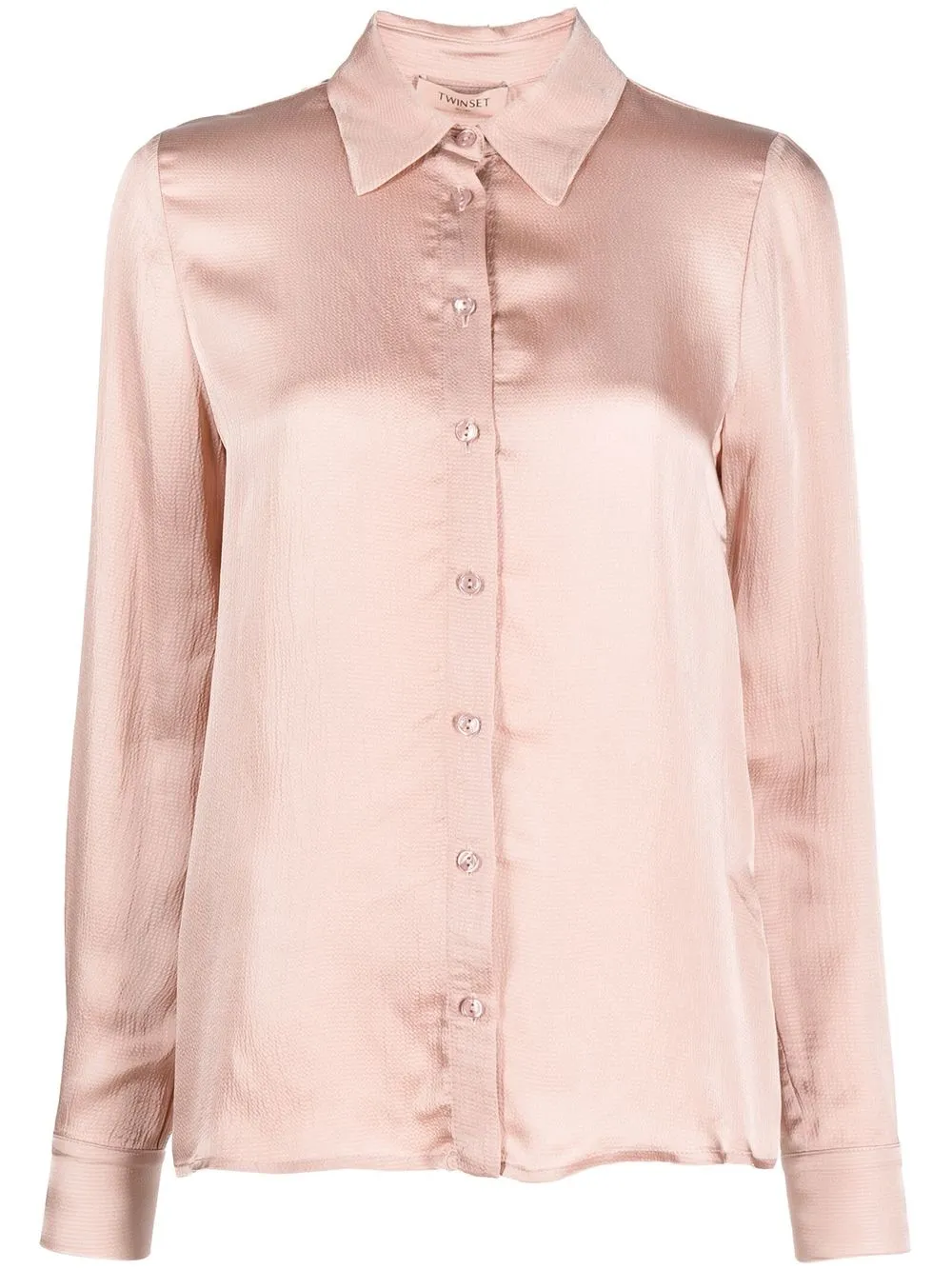 

TWINSET camisa con efecto satinado - Rosado