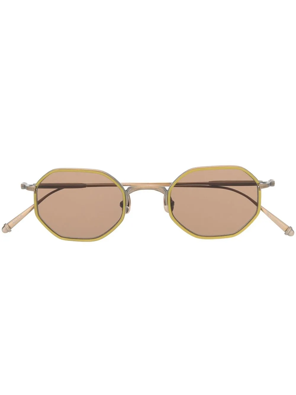 

Matsuda square-frame tinted sunglasses - Yellow