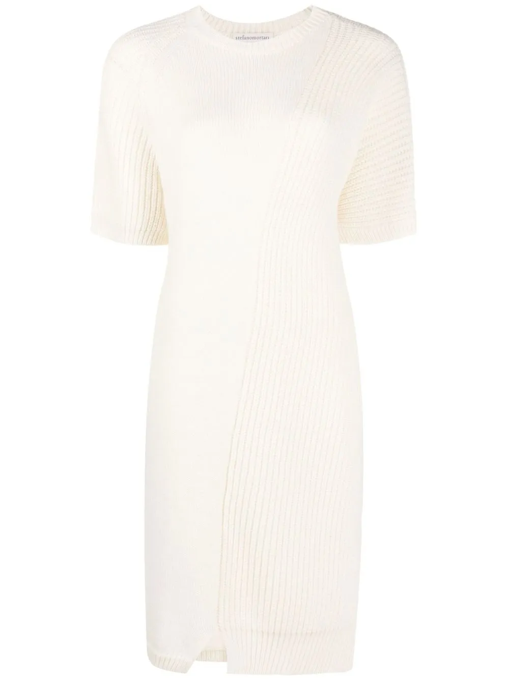 

Stefano Mortari asymmetric-hem T-shirt dress - White