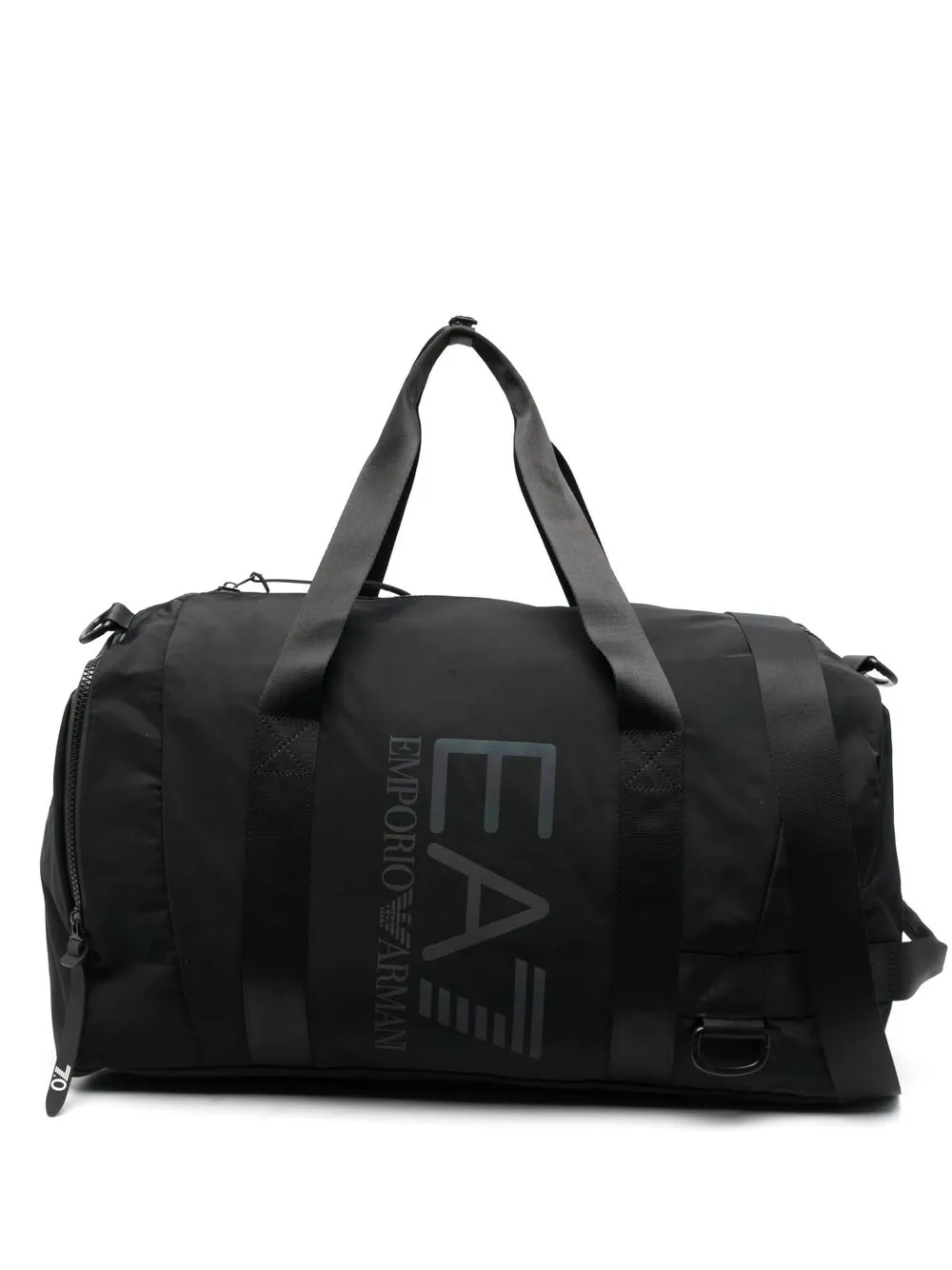 

Ea7 Emporio Armani bolsa de viaje con logo estampado - Negro