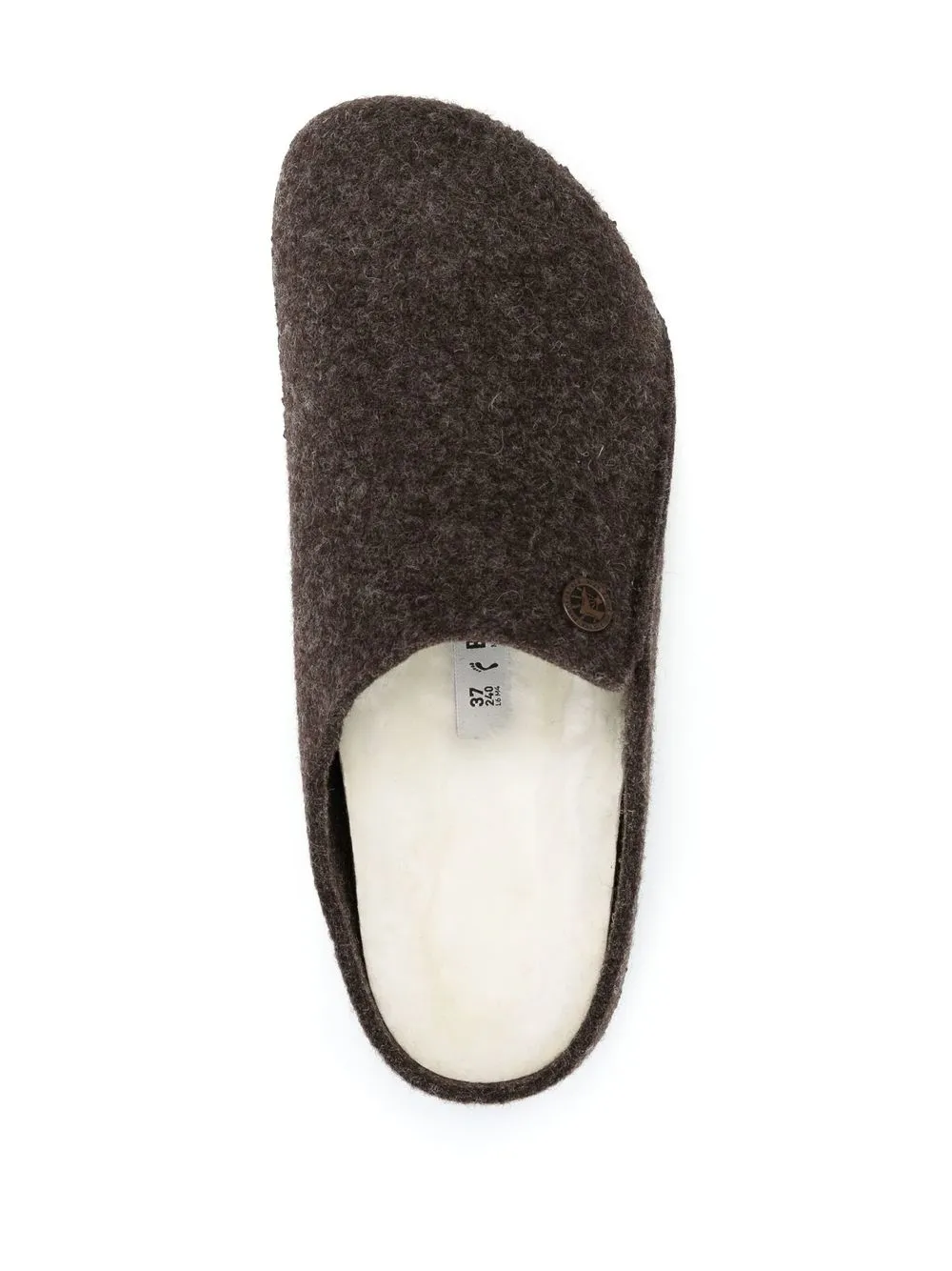 Birkenstock Zermatt Wool-felt Slippers In Braun