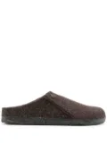 Birkenstock Zermatt wool-felt slippers - Brown