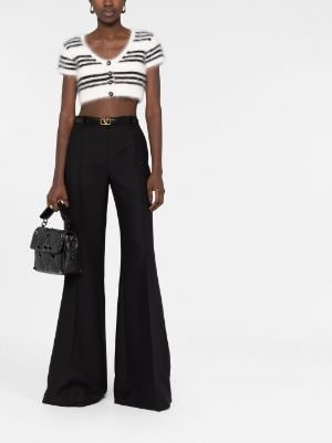 Valentino Garavani chain-print Trousers - Farfetch