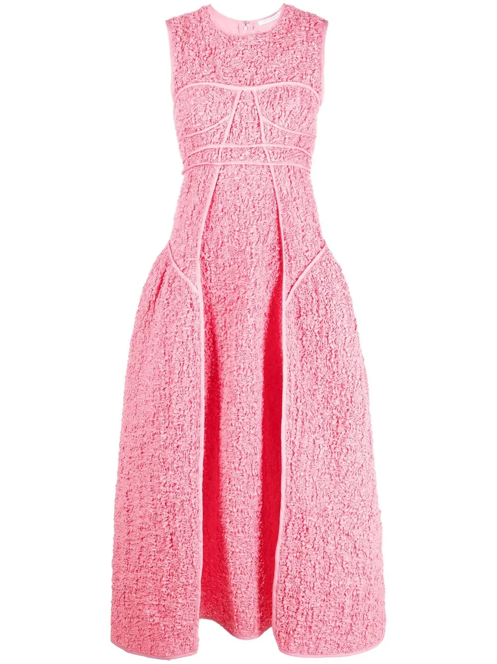 

Cecilie Bahnsen textured-finish sleeveless dress - Pink