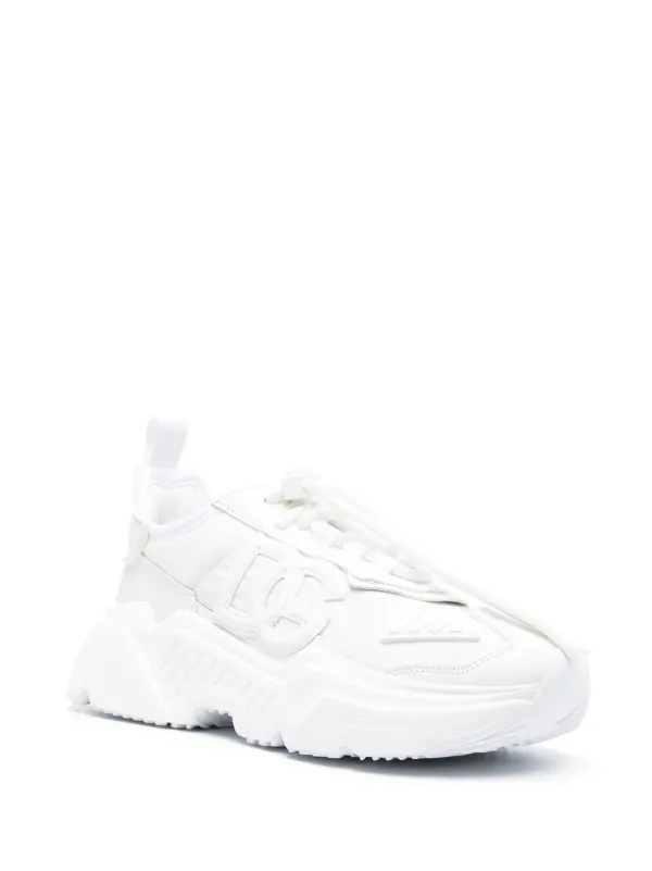 【関税込み】dolce & gabbana DAYMASTER' SNEAKERS Daymaster leather sneakers in white - Dolce Gabbana | Mytheresa