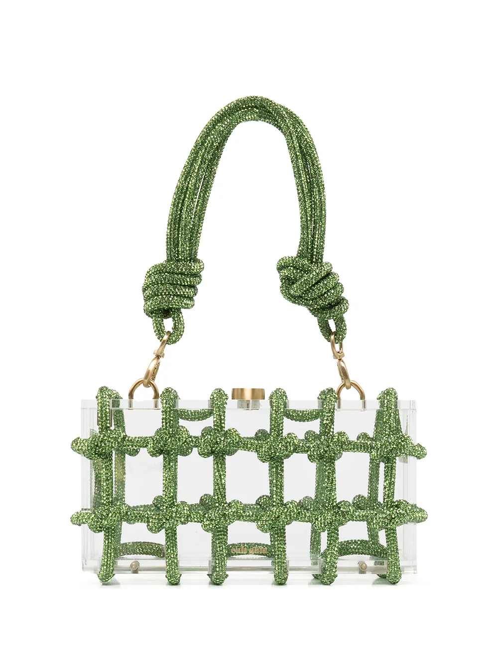 

Cult Gaia Bess transparent shoulder bag - Green