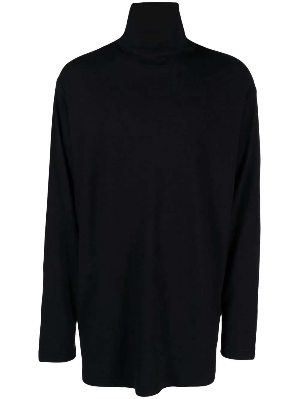 

Yohji Yamamoto roll neck wool sweater - Blue