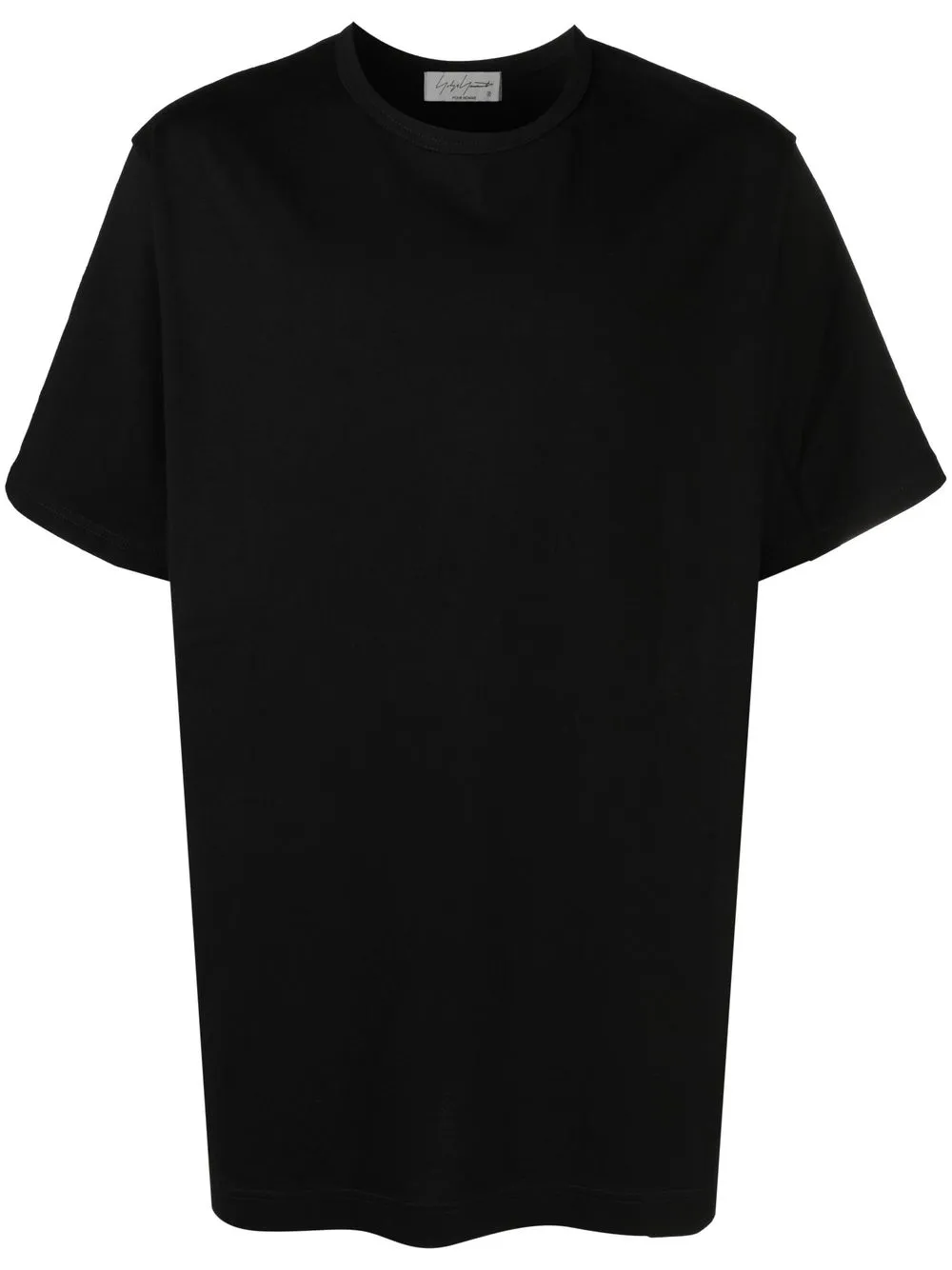 

Yohji Yamamoto oversized short sleeve cotton T-shirt - Black