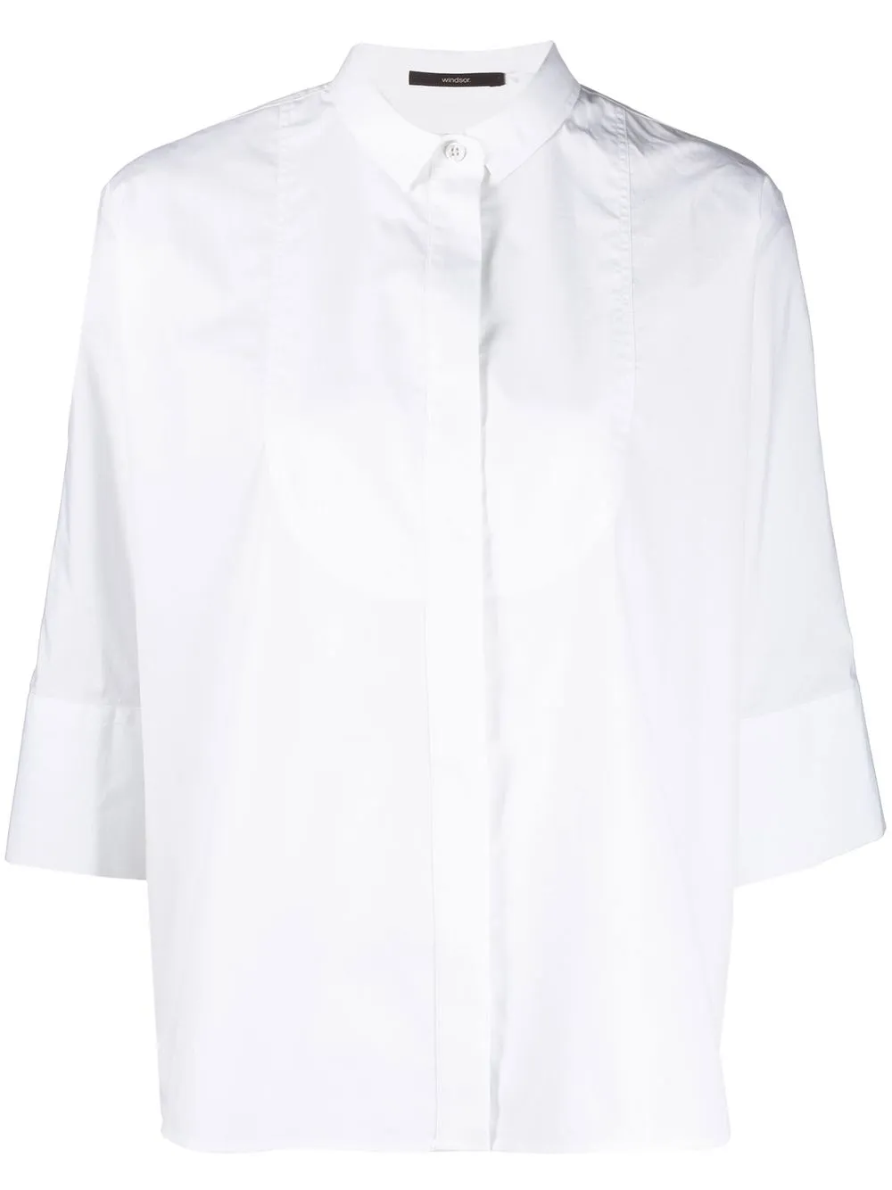

Windsor camisa de manga ancha - Blanco