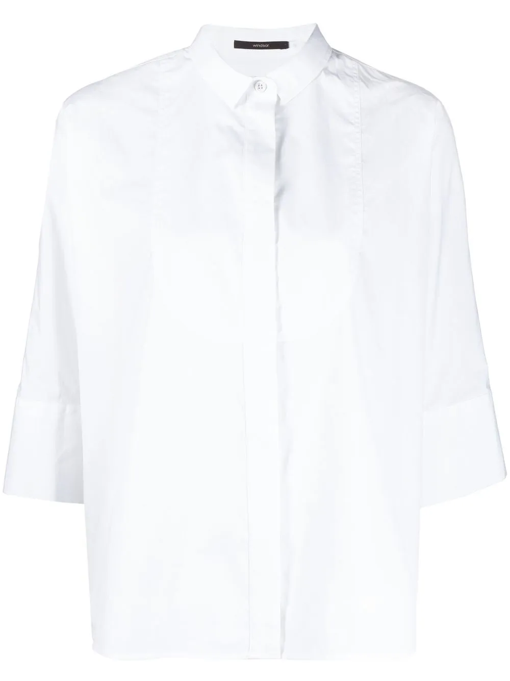 

Windsor camisa de manga ancha - Blanco