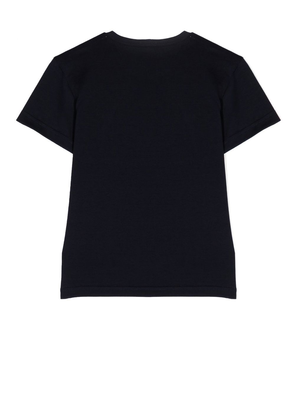 Dolce & Gabbana Kids T-shirt met logopatch - Blauw