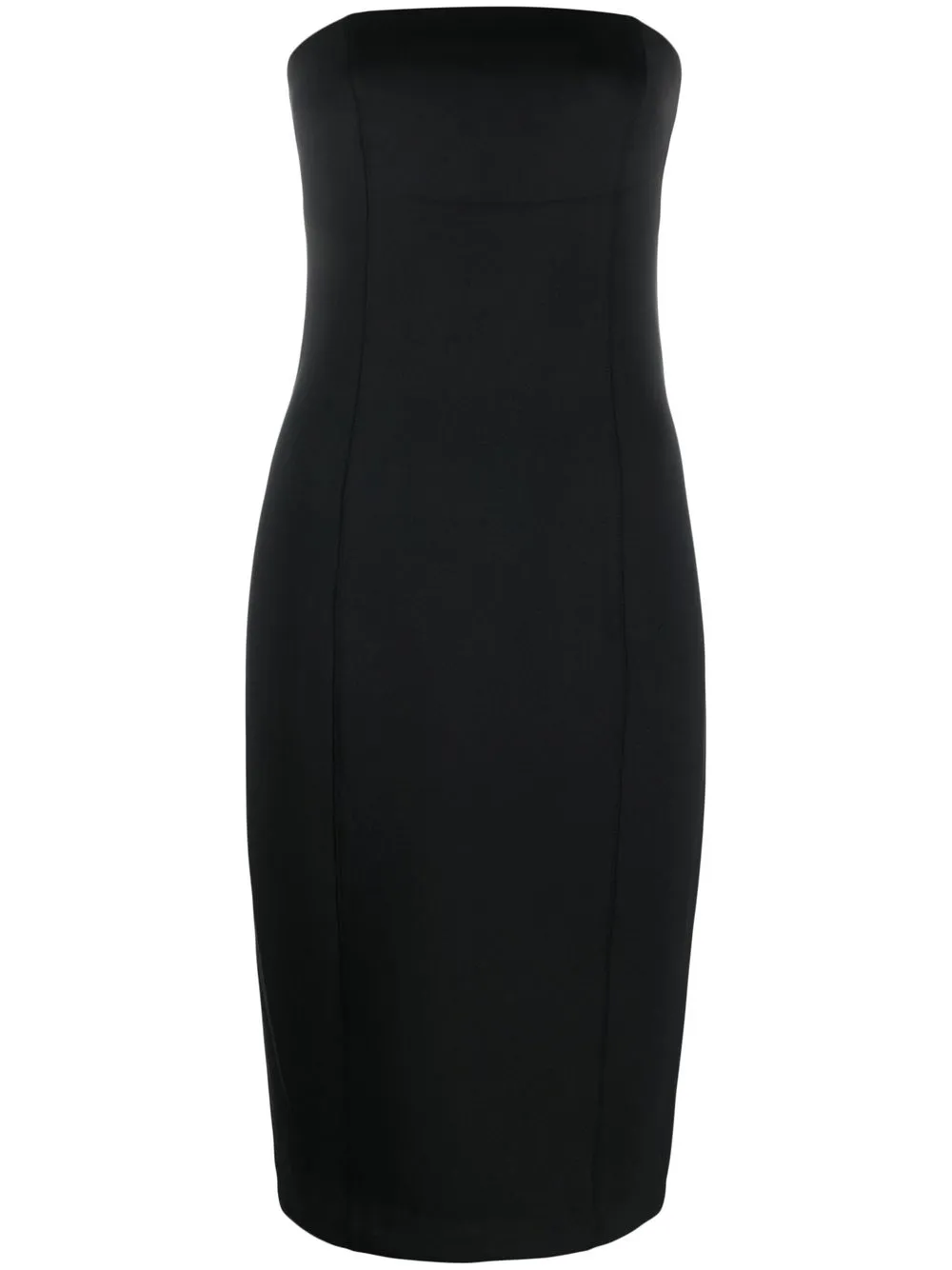 

Calvin Klein bandeau bodycon midi dress - Black