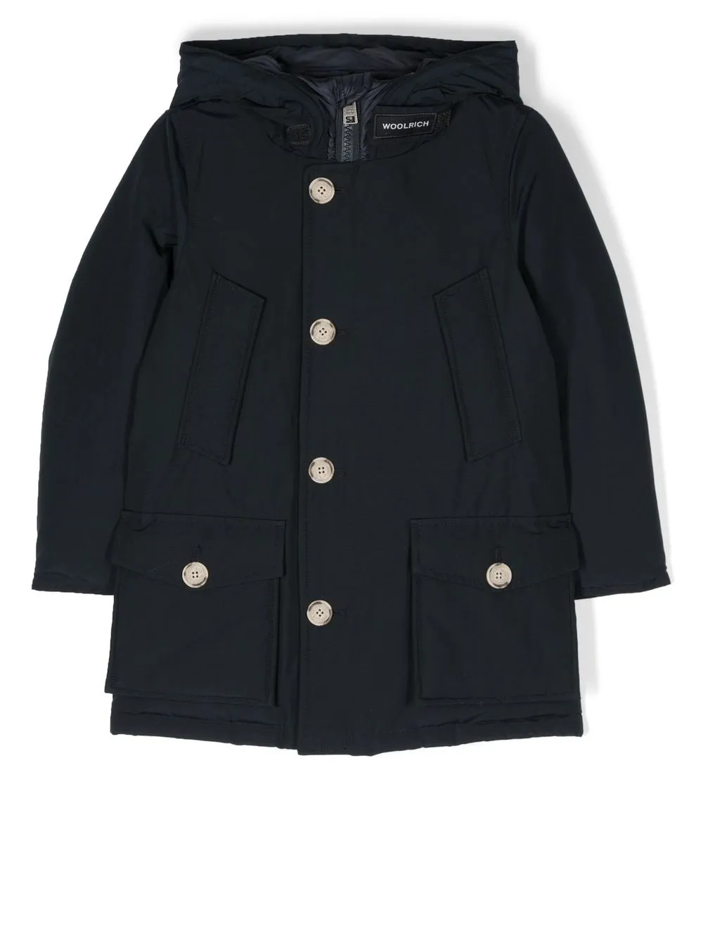 

Woolrich Kids padded hooded jacket - Blue