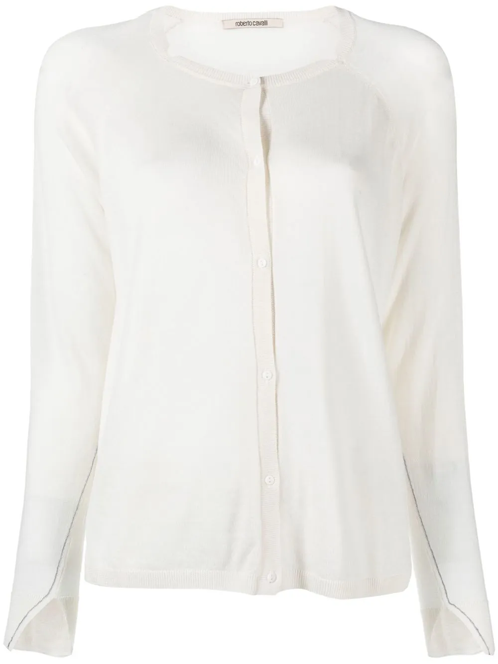 

Roberto Cavalli fine-knit merino wool cardigan - Neutrals