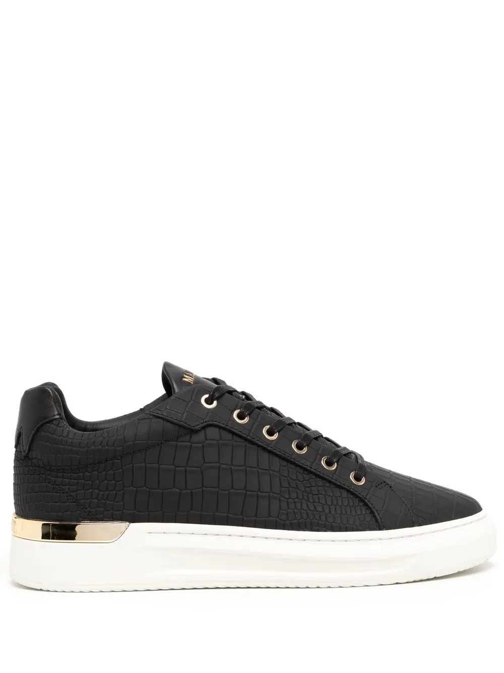 

Mallet logo-lettering low-top sneakers - Black