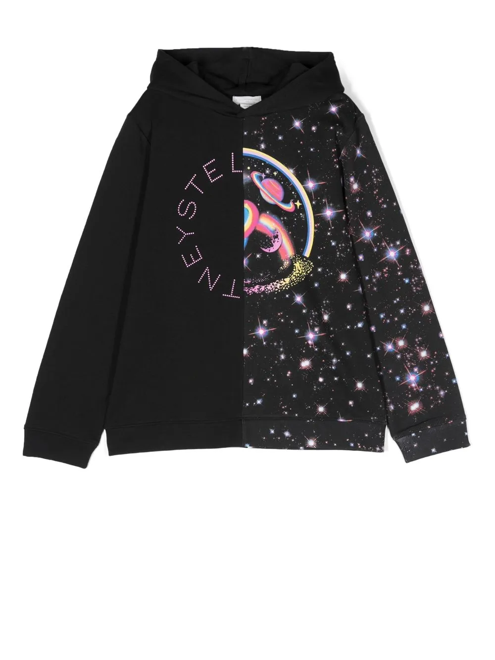 

Stella McCartney Kids hoodie con logo estampado - Negro