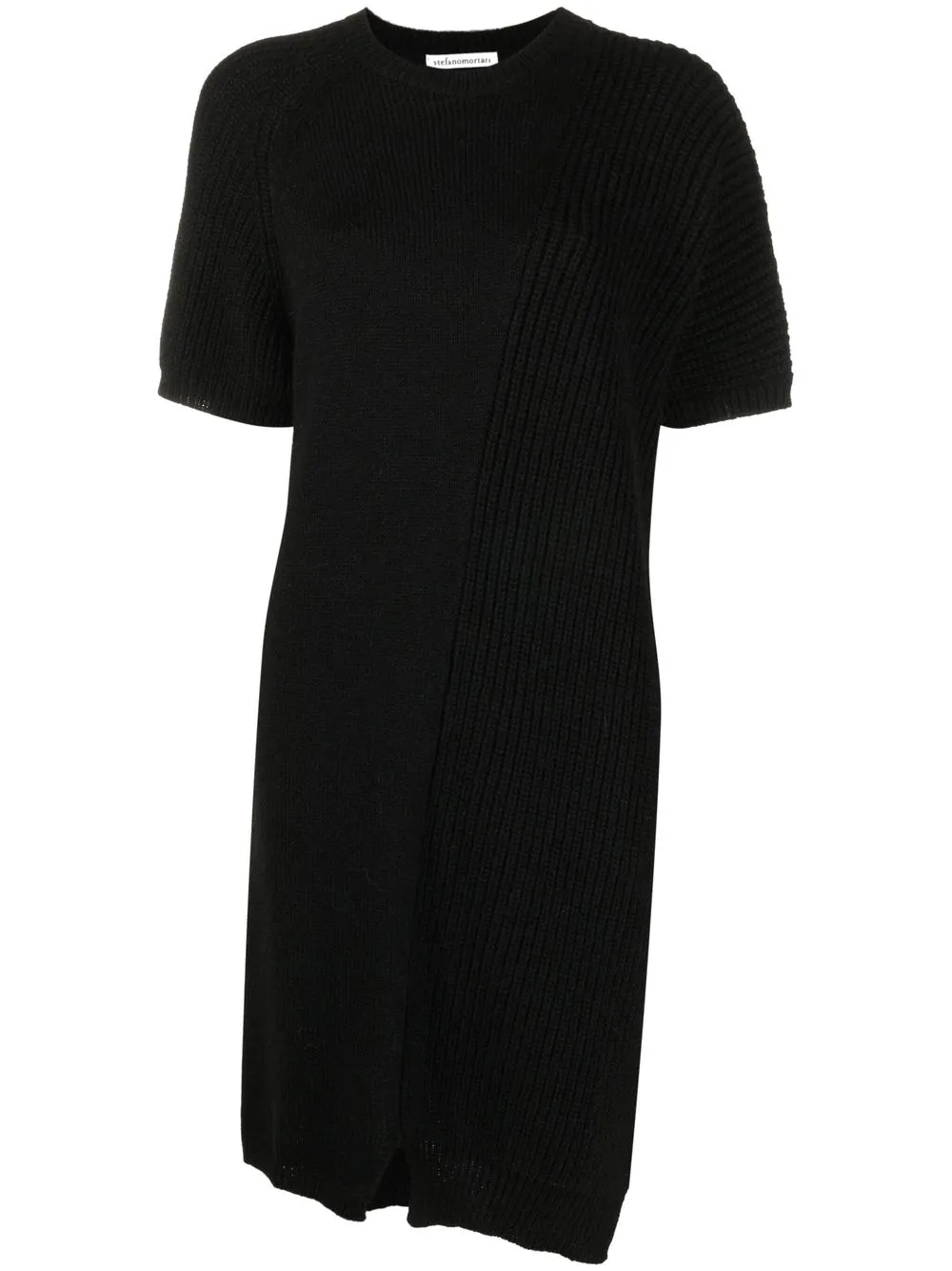 

Stefano Mortari asymmetric-hem T-shirt dress - Black