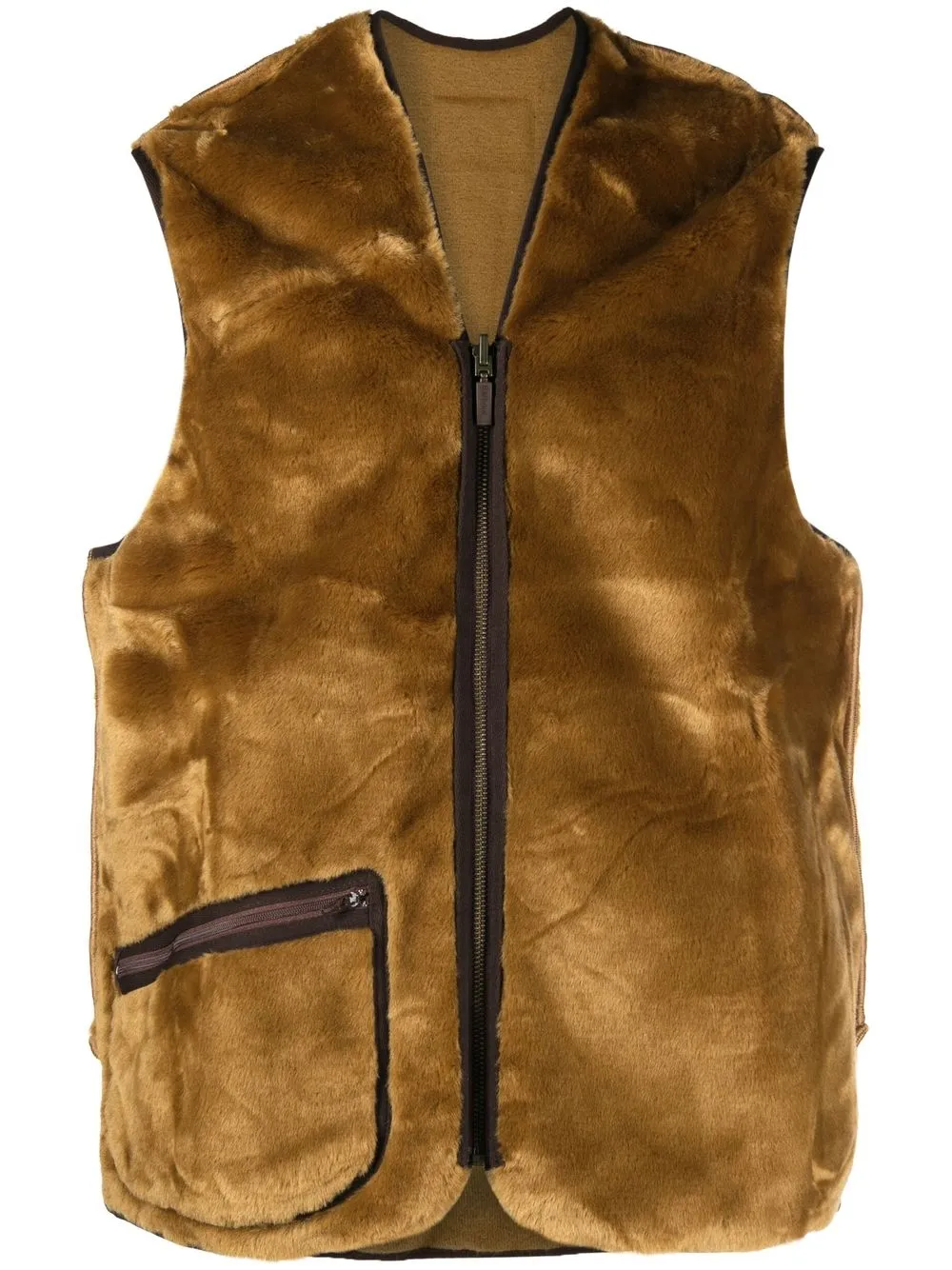 

Barbour faux-fur zipped gilet - Neutrals