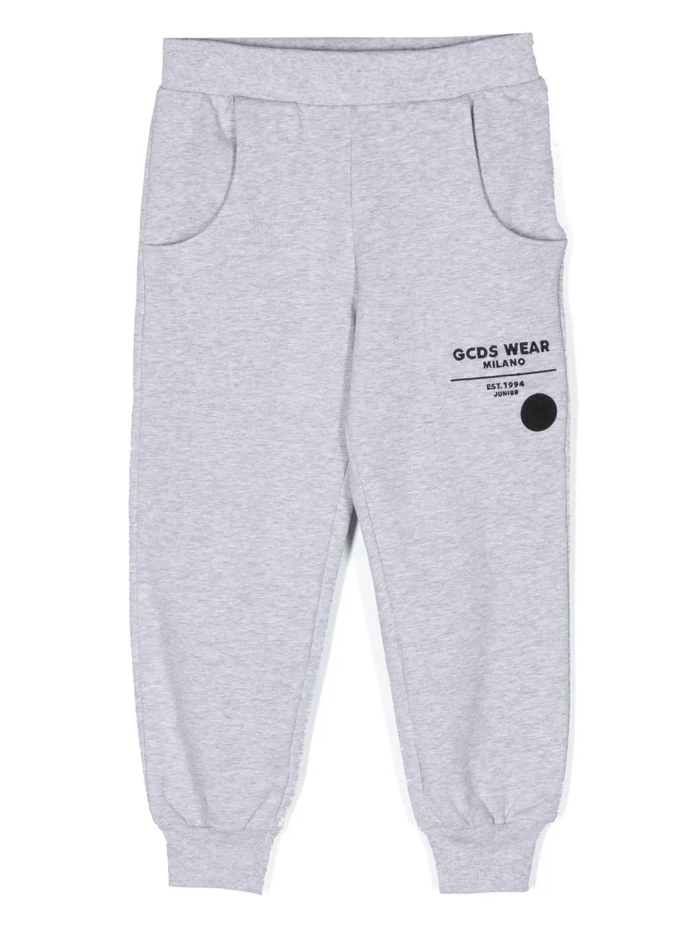 

Gcds Kids logo-print track pants - Grey