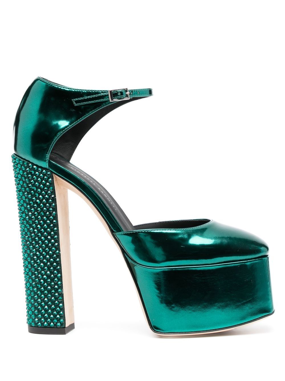 Giuseppe Zanotti Bebe 145mm Metallic Platform Pumps - Farfetch